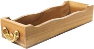 WILLART Handcrafted Teak Wood Antique Look Tea Coffee Sugar 3 Container Set in Wooden Tray Container with Lids (Dimension : 10.50 x 4 x 5 Inch)