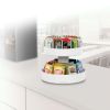 2 Tier Lazy Susan Granola Bar and Snack Organizer, Home, Office, Breakroom